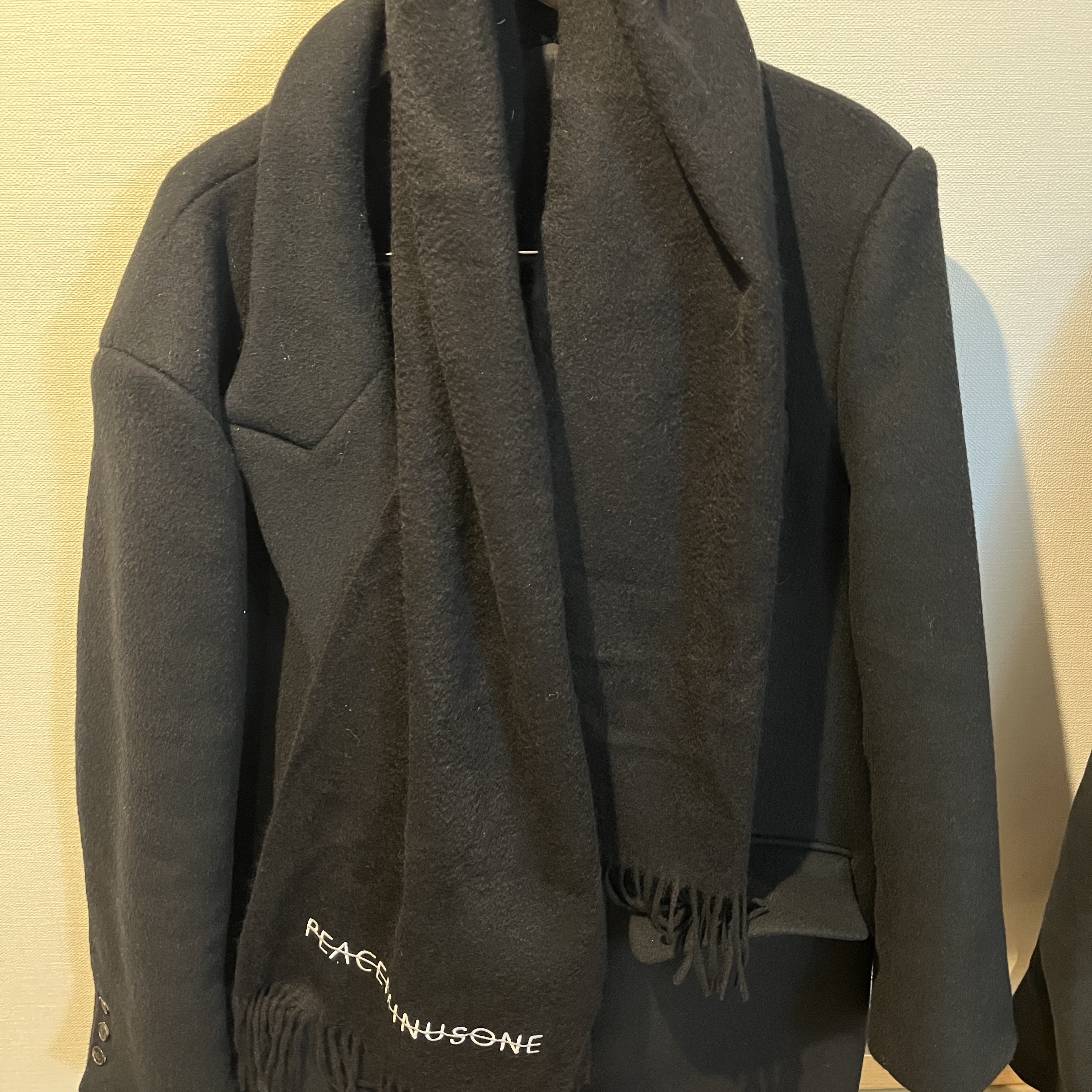 Balenciaga Triple S Sneakers Black 2020, Project G/R Bullied Polo Shirts Navy 착용 스타일 - 10