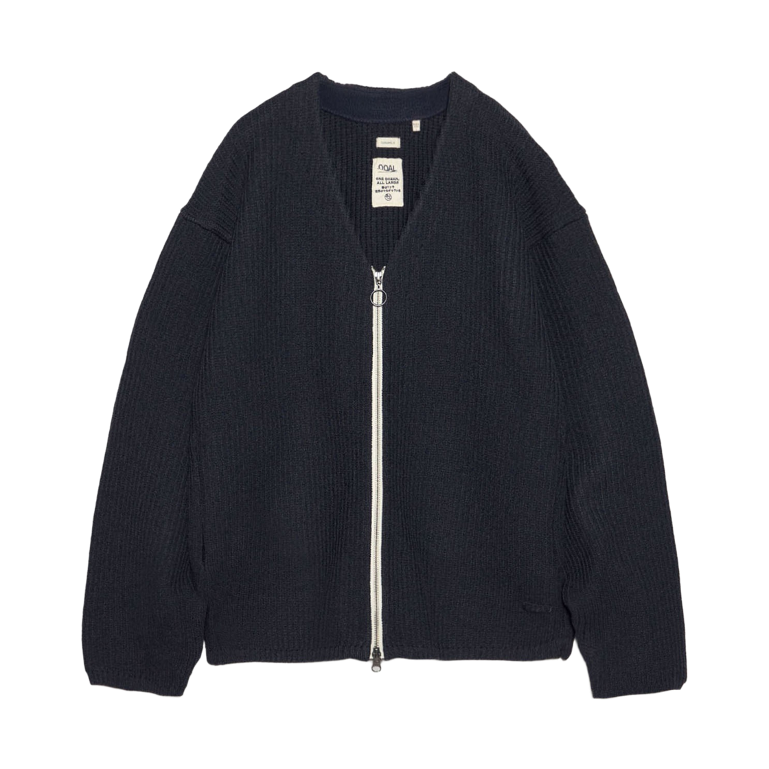 나나미카 5G 집 가디건 블랙(Nanamica 5G Zip Cardigan Black) - 1