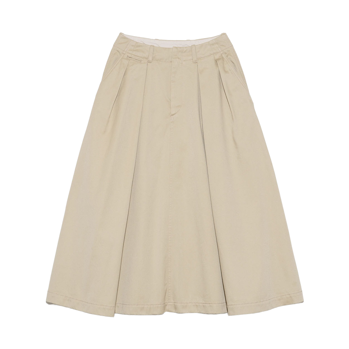 SUES400 (W) Nanamica Chino Skirt Khaki
