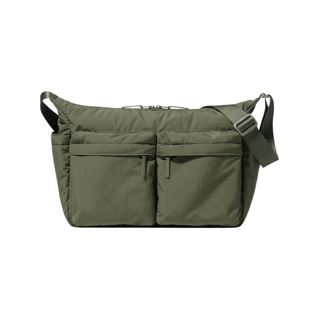 유니클로 멀티 포켓 숄더백 올리브(Uniqlo Multi Pocket Shoulder Bag Olive)