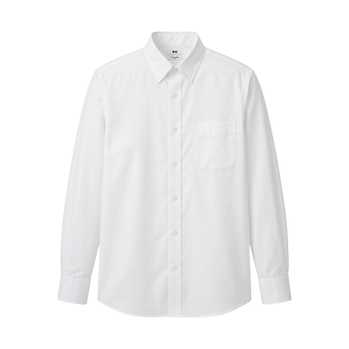 유니클로 슈퍼 논 아이언 저지 셔츠 레귤러 칼라 화이트 - JP(Uniqlo Super Non Iron Jersey Shirt Regular Collar White - JP) - 1