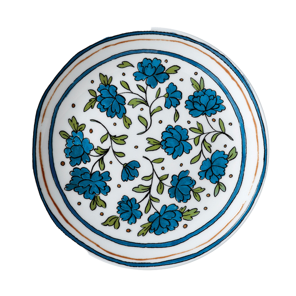 408 TWIG NEWYORK Bachelor button 8 Plate