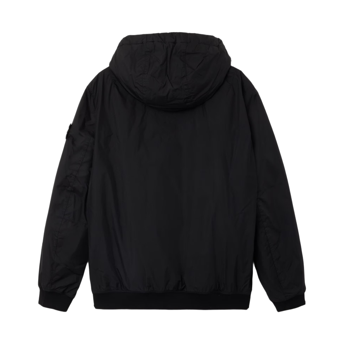 스톤 아일랜드 4100110 윈드 레지스턴스 안티 드롭 크링클 랩스 NY 후드 자켓 블랙 - 26SS(Stone Island 4100110 Crinkle Reps NY Hooded Jacket with Wind Resistance and Anti Drop Black - 26SS) - 2