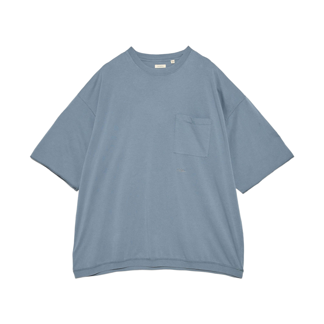 나나미카 OOAL 포켓 티셔츠 블루 그레이(Nanamica OOAL Pocket T-Shirt Blue Gray)
