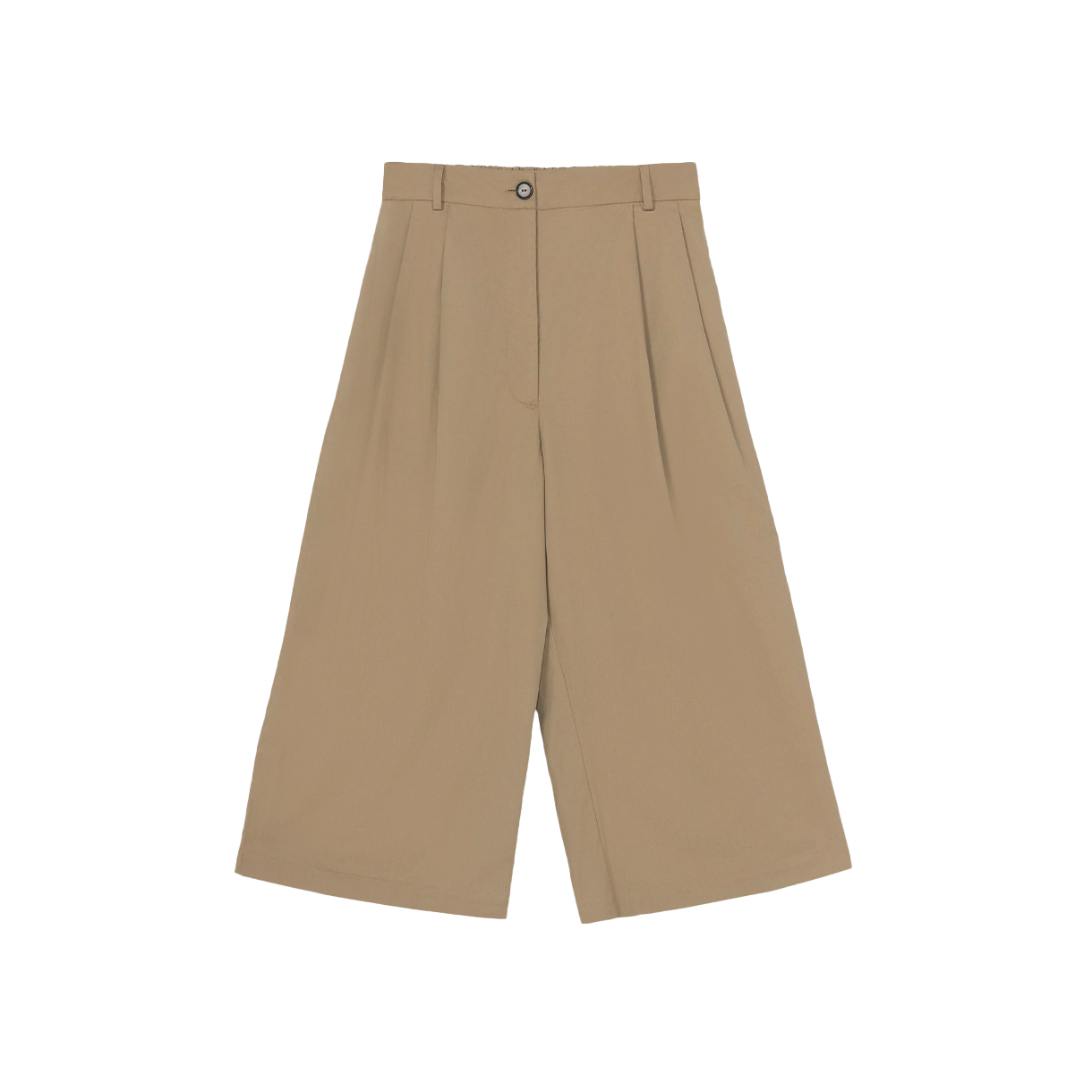 코데라 우먼 코튼 카프리 팬츠 카멜 - 26SS(Cordera Women Cotton Capri Pants Camel - 26SS)