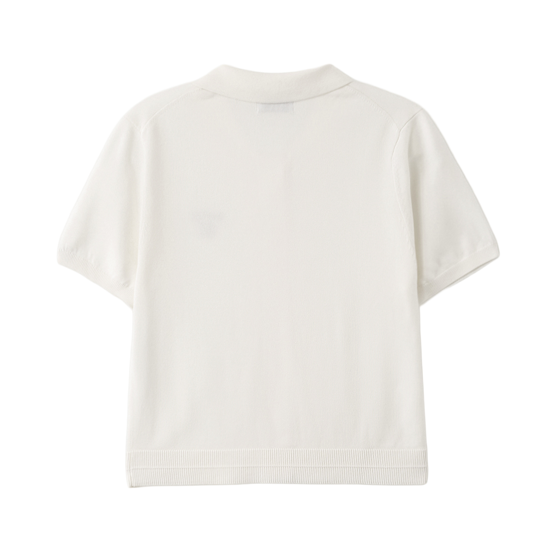세터 우먼 칼라 하프 니트 가디건 화이트(SATUR W Collar Half Knit Cardigan White) - 2