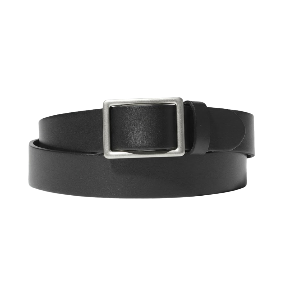 481626-09 Uniqlo Italian Leather Slide Buckle Belt Black