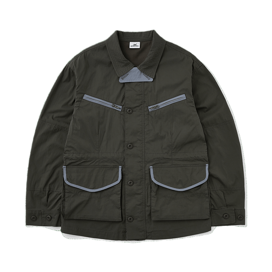 [트리플적립] 썬러브 에어로 필드 자켓 챠콜([트리플적립] SUNLOVE Aero Field Jacket Charcoal)