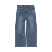 Polyteru Gosima Denim Pants Washed Blue 002 (Slub Blue)