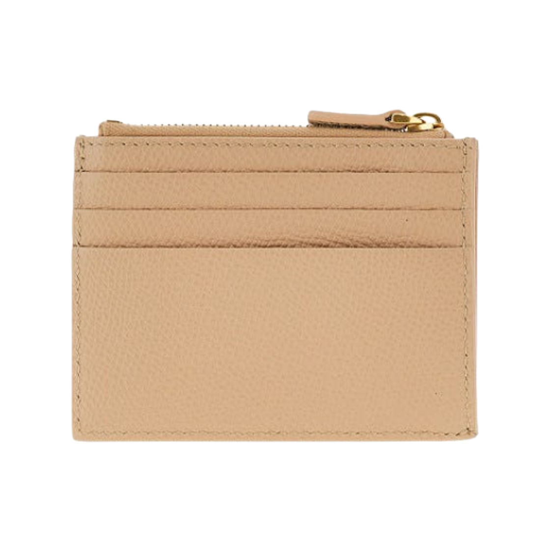 발렌티노 브이로고 시그니쳐 그레이니 카프스킨 카드 홀더 로즈 샌드(Valentino Vlogo Signature Grainy Calfskin Card Holder Rose Sand) - 2