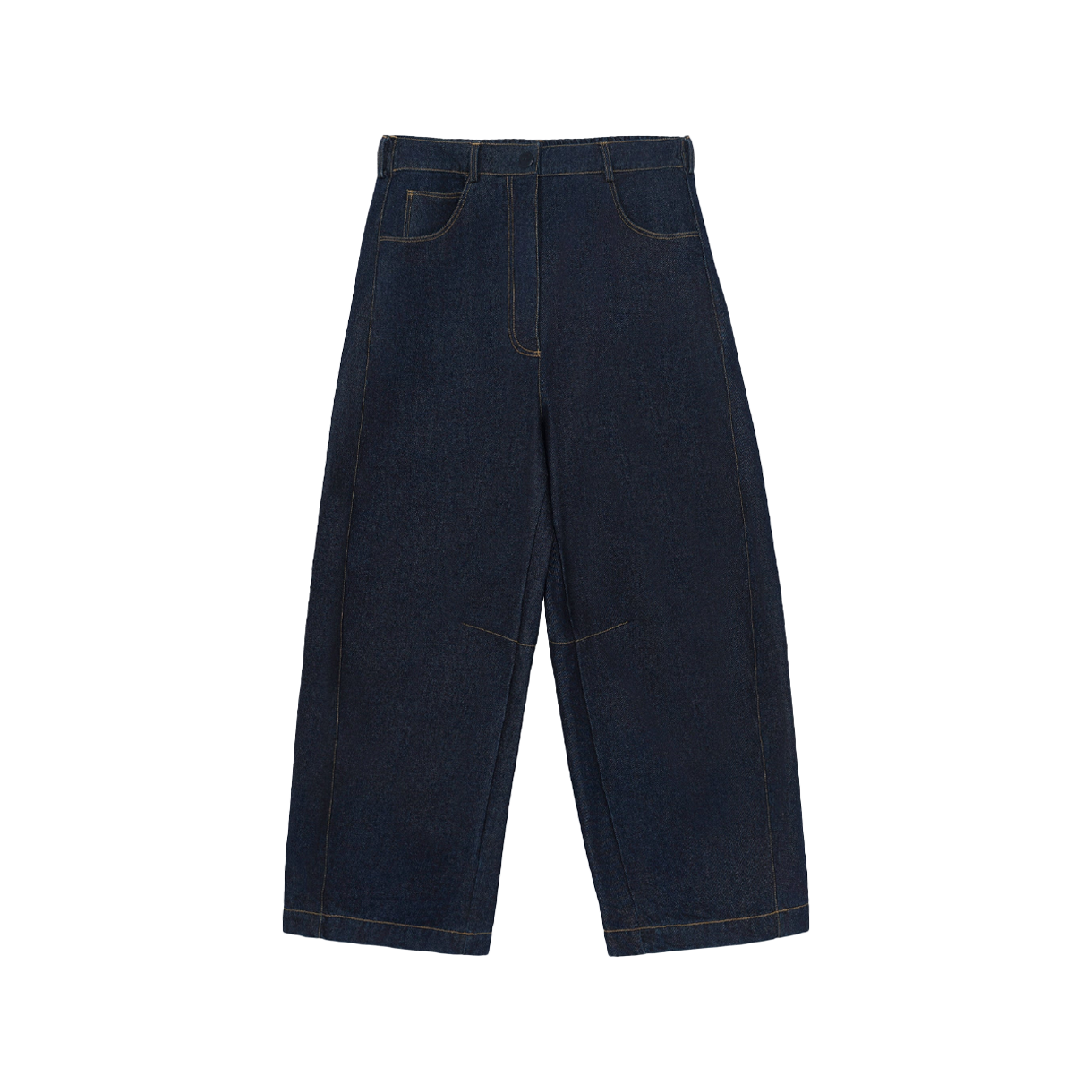 코데라 우먼 커브드 배기 진스 데님 - 26SS(Cordera Women Curved Baggy Jeans Denim - 26SS)