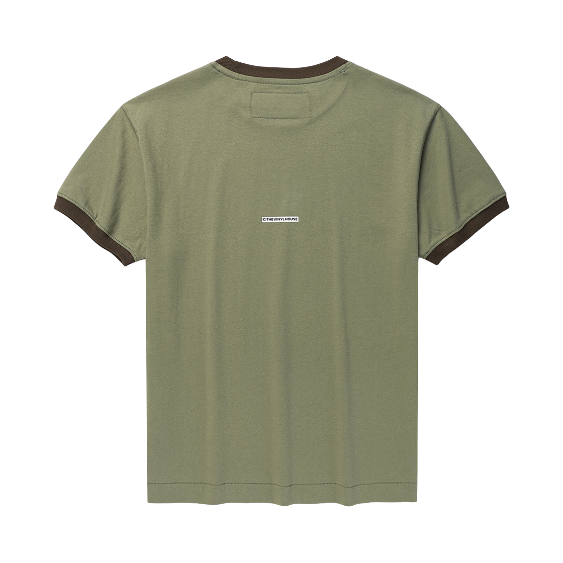더바이닐하우스 노바디 워크 링거 티셔츠 올리브(Thevinylhouse Nobody Work Ringer Tee Olive) - 2