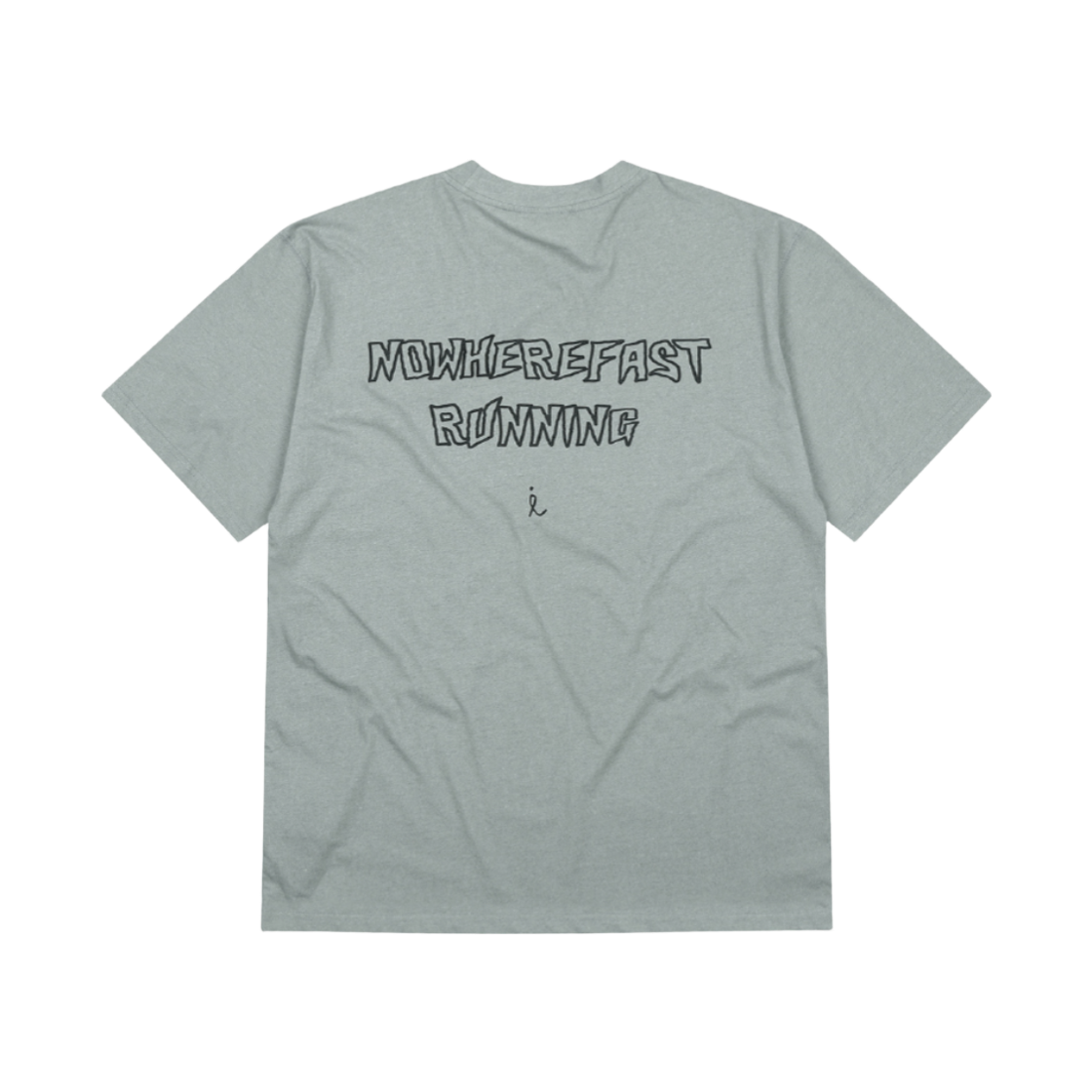 레인레임 와이런 패스트 러닝 반팔 티셔츠 그레이(lainlame Whyrunfast Short T-Shirts Grey)