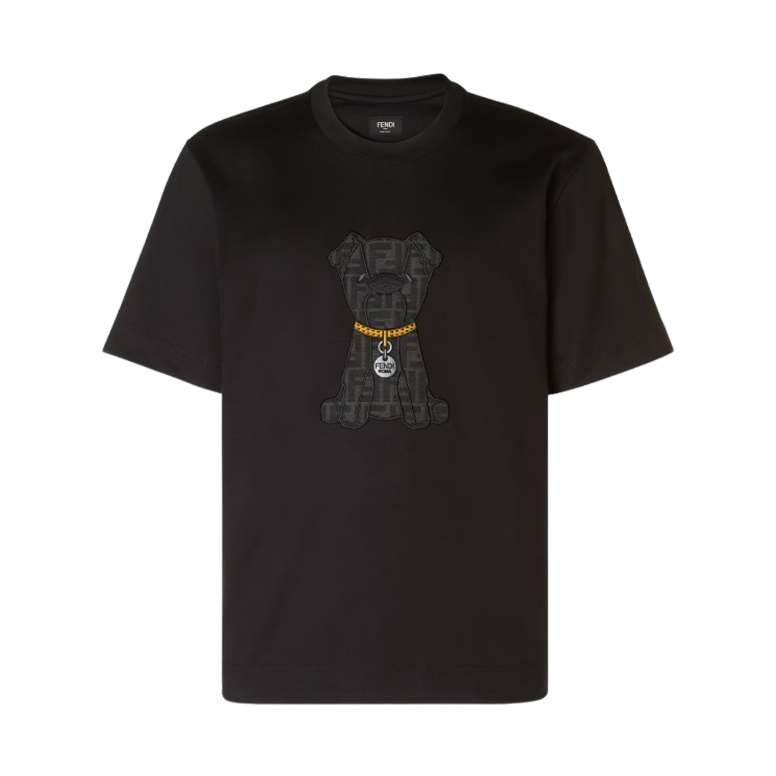 펜디 코튼 티셔츠 블랙(Fendi Cotton T-Shirt Black)
