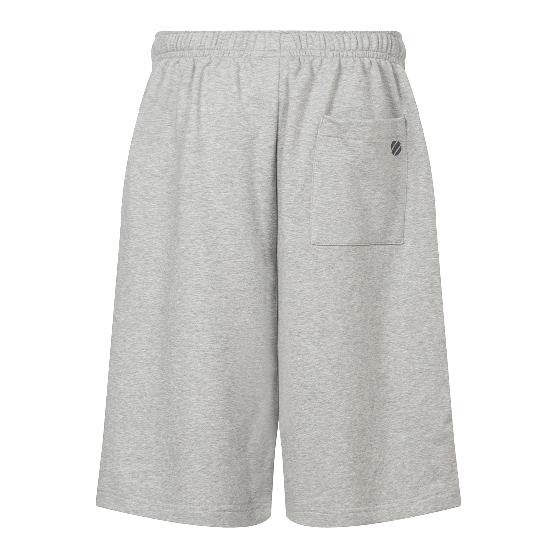 유에프씨 스포츠 빅로고 버뮤다 쇼츠 멜란지그레이 U2SPX2322MG(UFC SPORT Big Logo Mega Oversized Fit Bermuda Shorts Melange Grey) - 3