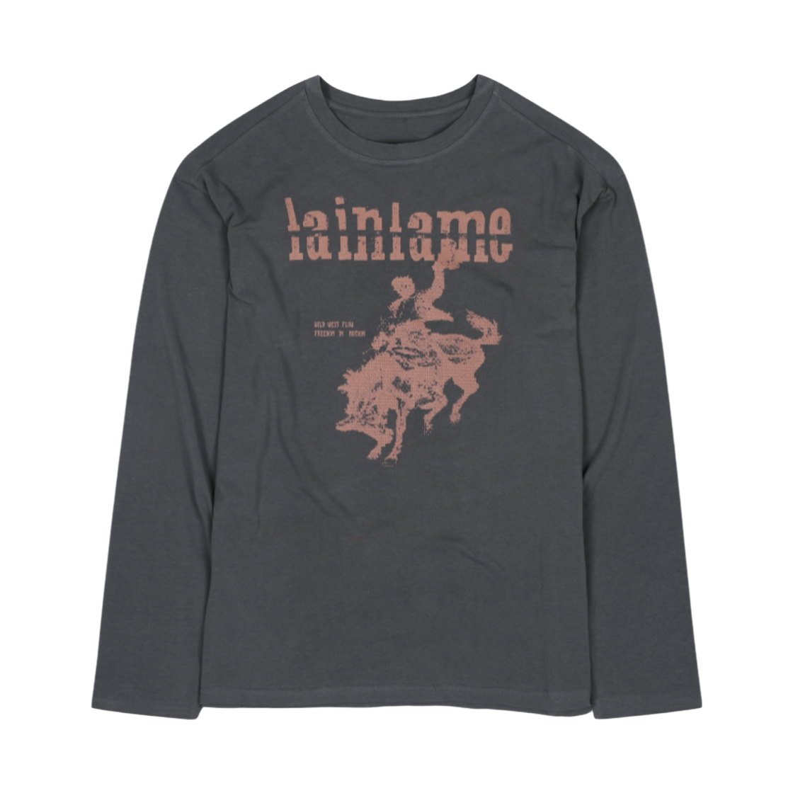 레인레임 카우보이 러닝 긴팔 그레이(lainlame Cowboy Running Long T-Shirts Grey)