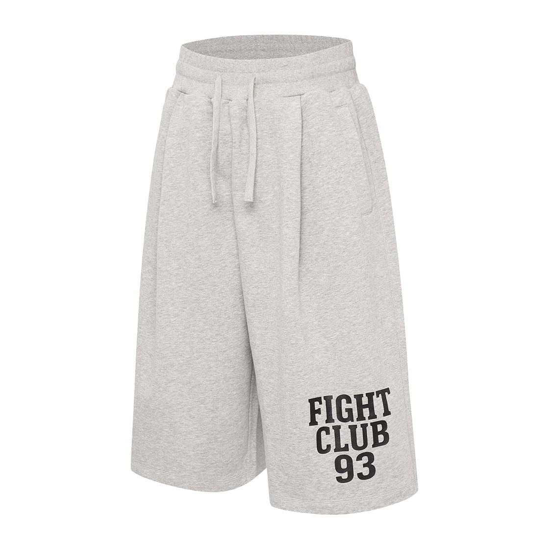 U2SPX2303MG UFC SPORT Fight Club Mega Oversized Fit Bermuda Shorts Melange Grey