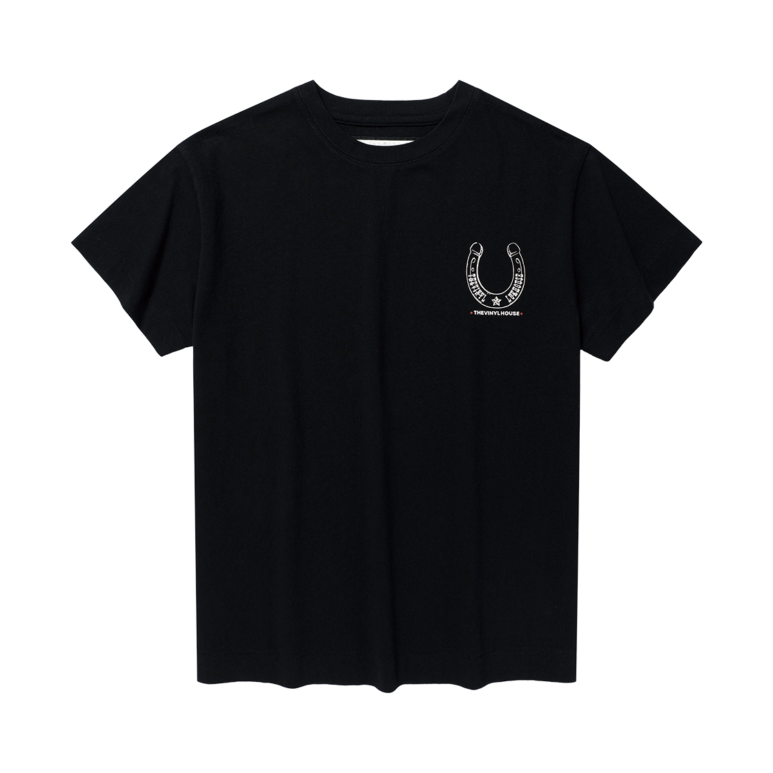 더바이닐하우스 럭키 하우스 티셔츠 블랙(Thevinylhouse Lucky House Tee Black) - 2