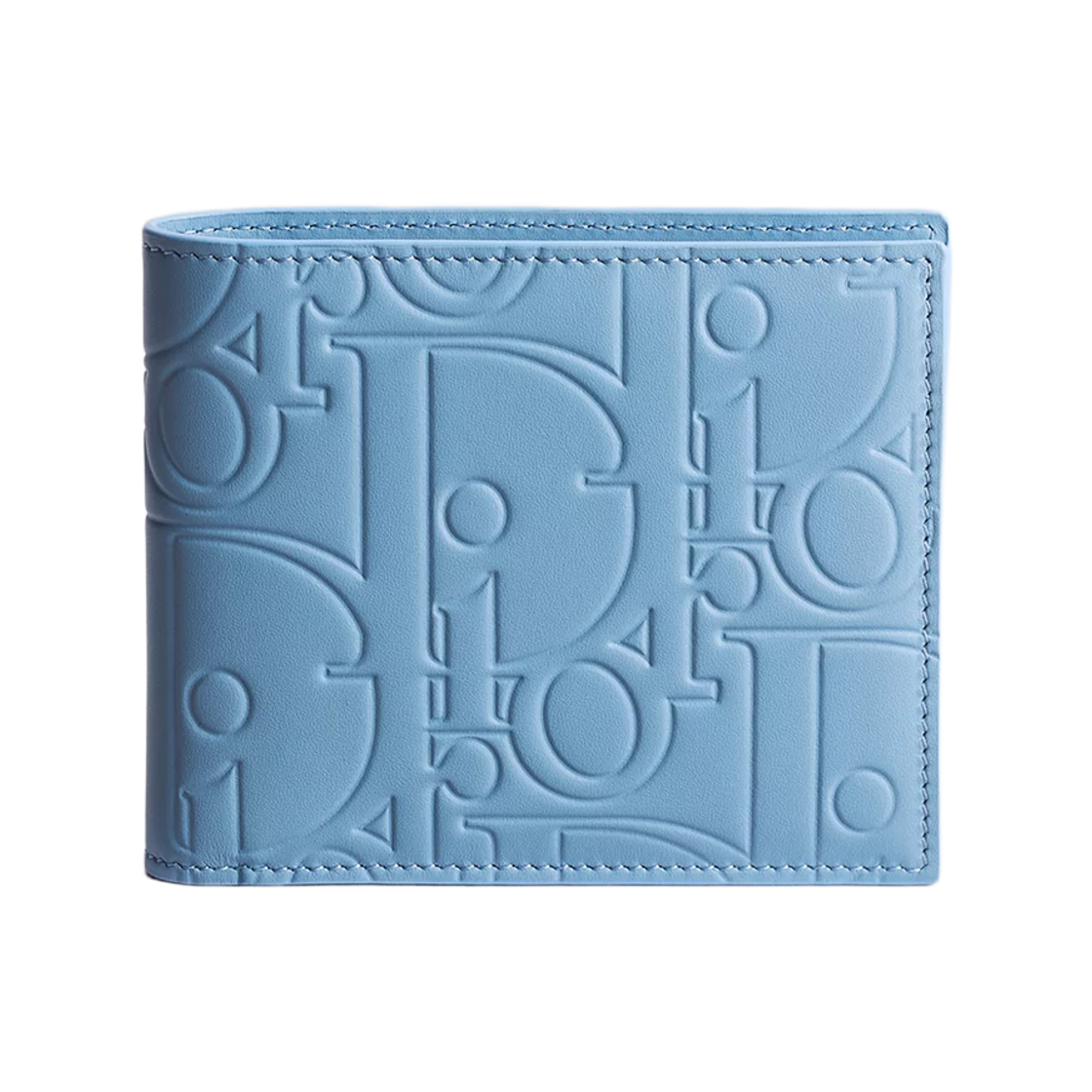 2ESBH096GVM-H522 Dior Wallet Dior Gravity Smooth Calfskin Light Blue