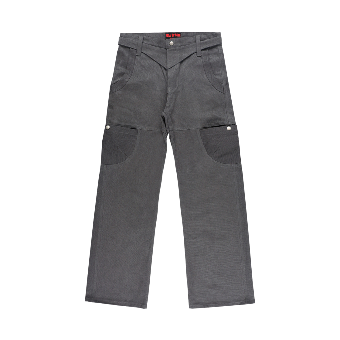 191260126 Full of Ssun Struct panel Cargo Pants Grey