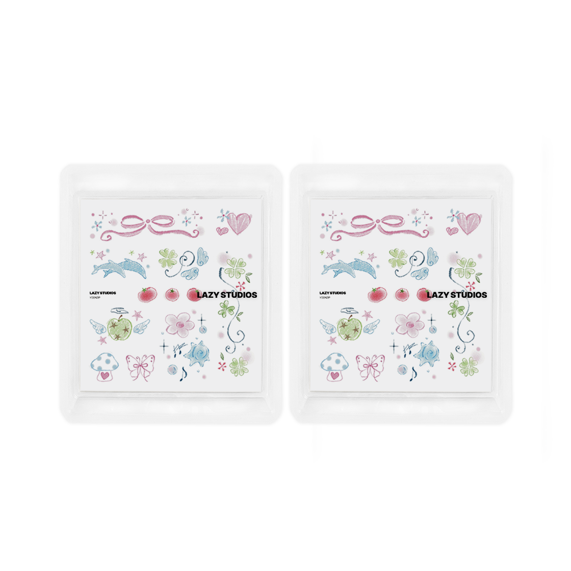레이지스튜디오 윤집 템포러리 타투 02 (2매)(Lazy Studios Yoonzip 01 (2Ea)) - 1