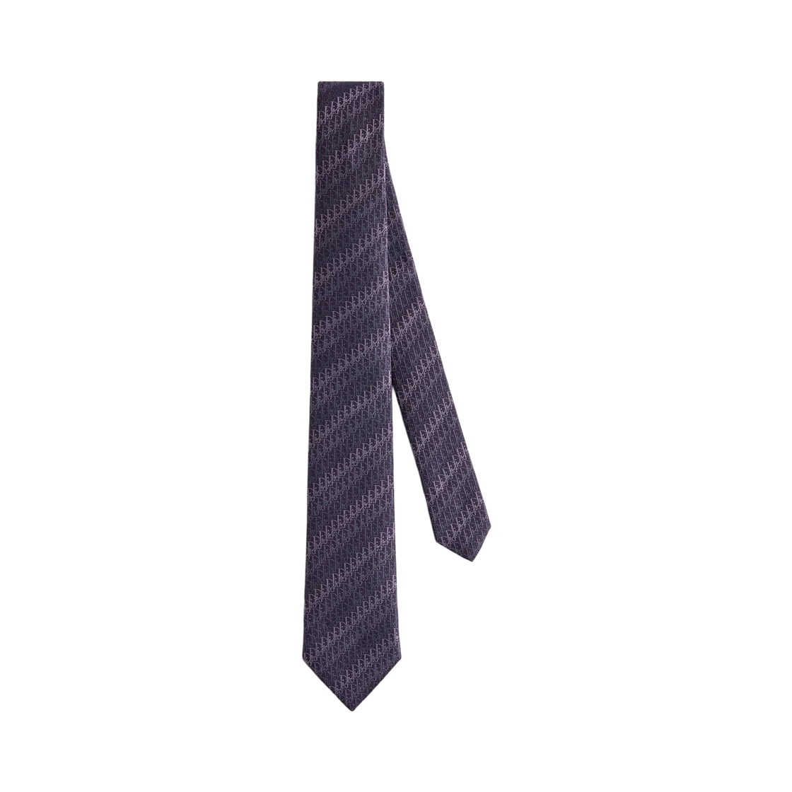 68C1047B6361-C484 Dior Oblique Trio Tie Silk Violet
