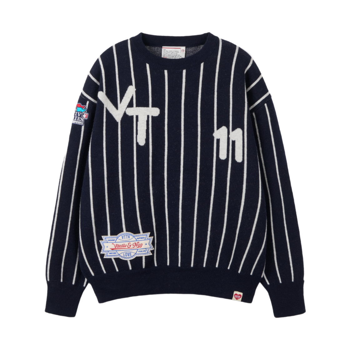 비타티브 베이스볼니트 네이비(VITATIV Baseball Knit Navy)