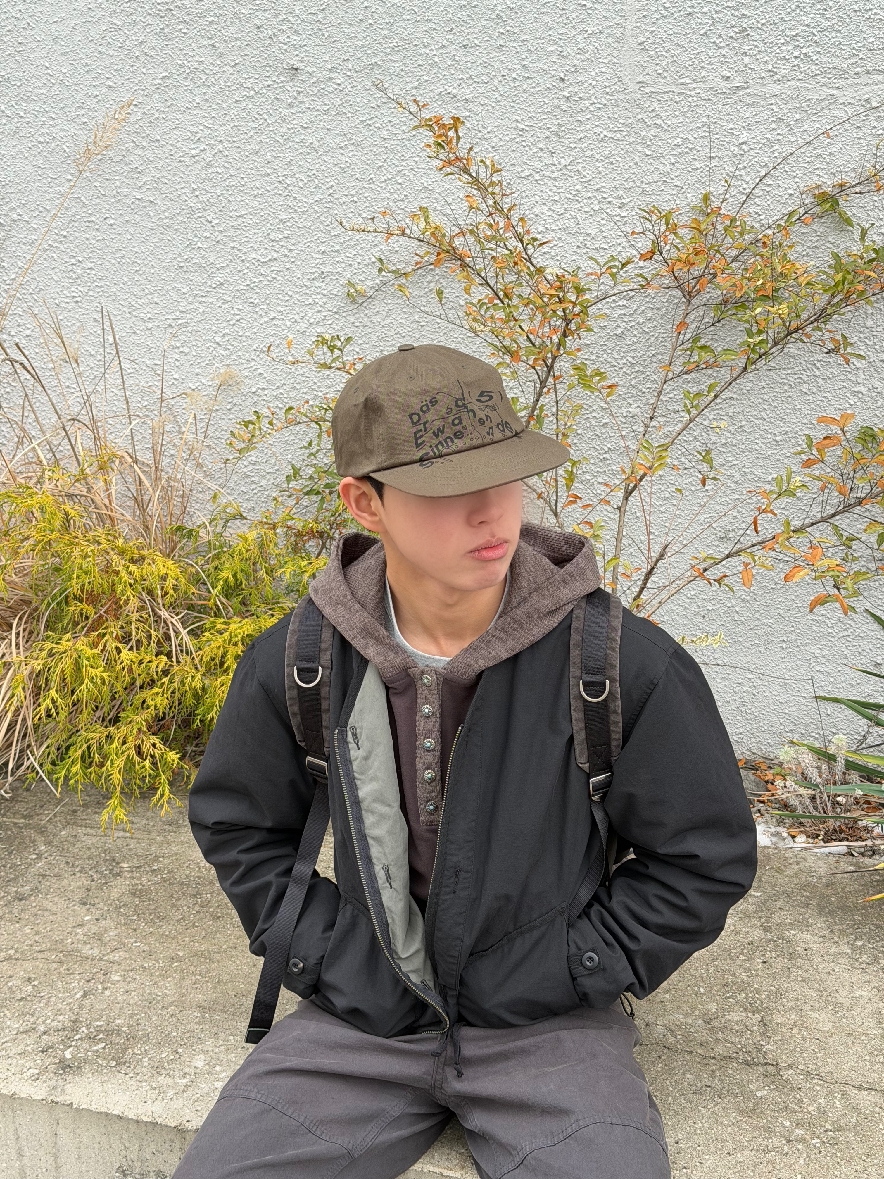 On Running x Post Archive Faction (Paf) Cloudmonster 2 Thorn Brown 착용 스타일 - 3
