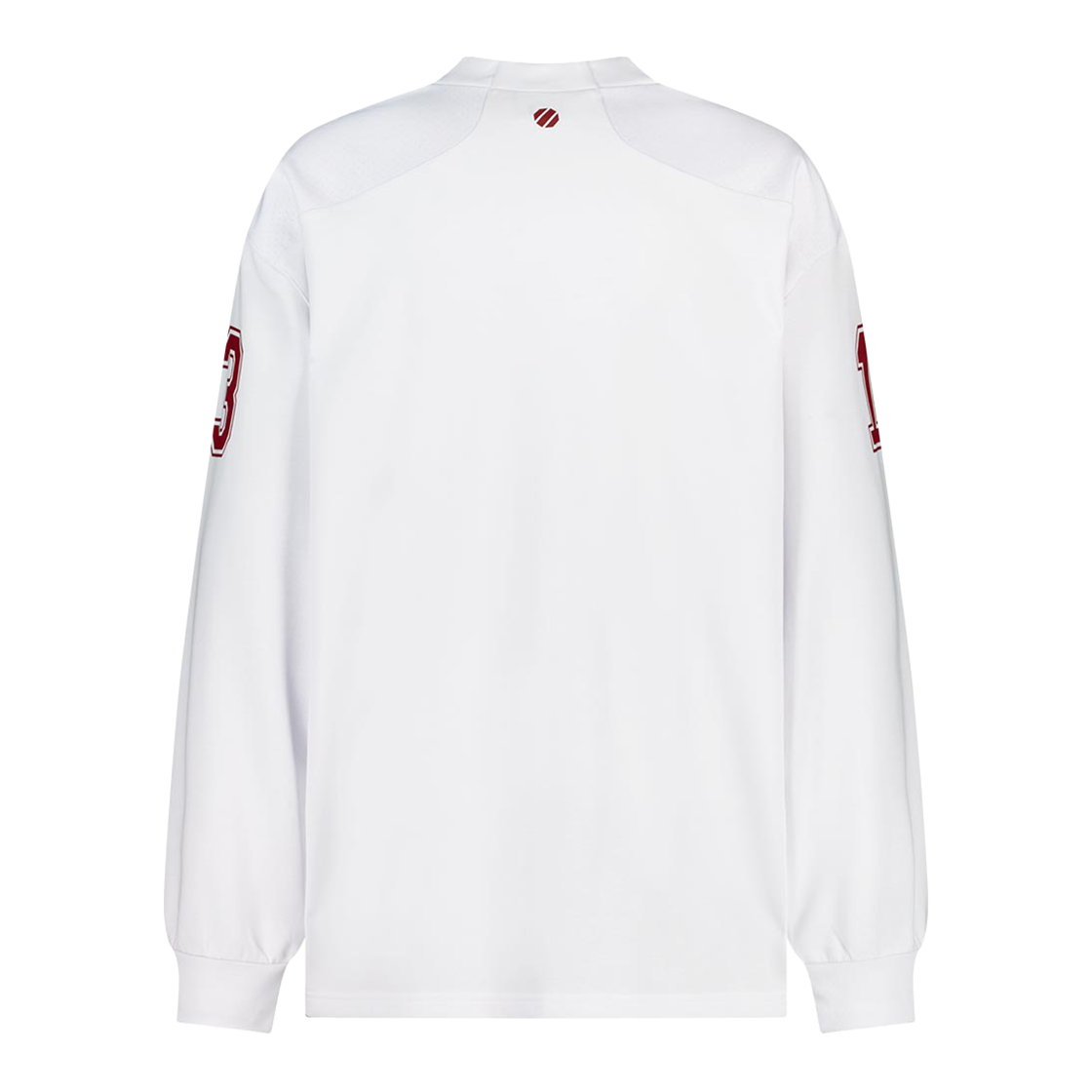 유에프씨 스포츠 풋볼저지 오버핏 긴팔 티셔츠 화이트 U2LSX1302WH(UFC SPORT Football Jersey Oversized Fit Long Sleeve White) - 3