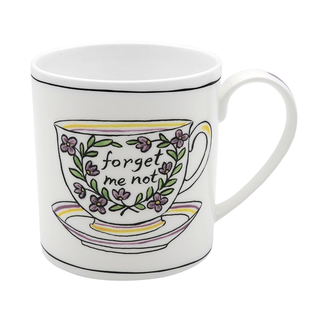 429 TWIG NEWYORK Forget me not mug