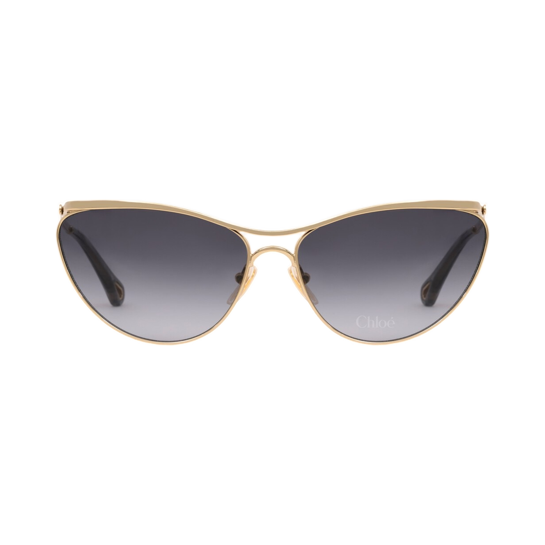 (W) 끌로에 우마 선글라스 골드 그라디언트 그레이((W) Chloe Uma Sunglasses Gold Gradient Grey) - 2