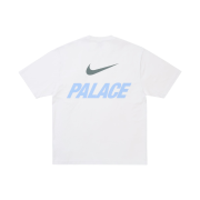 Palace x Nike Font Swoosh T-Shirt White - 26SS
