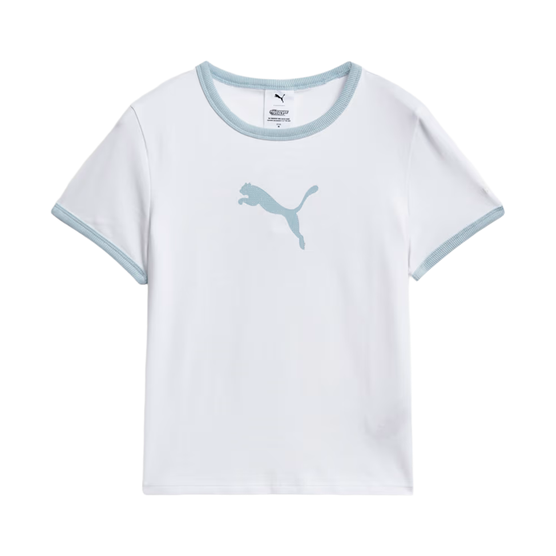 (W) 푸마 x 파워퍼프걸 숏슬리브 티셔츠 링거 화이트((W) Puma x The Powerpuff Girls S/S T-Shirt Ringer White) - 2