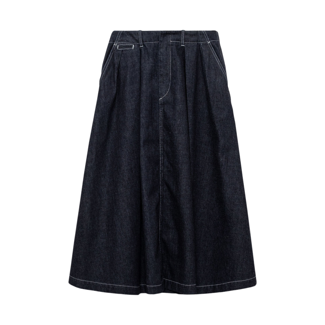 나나미카 데님 스커트 인디고(Nanamica Denim Skirt Indigo) - 1