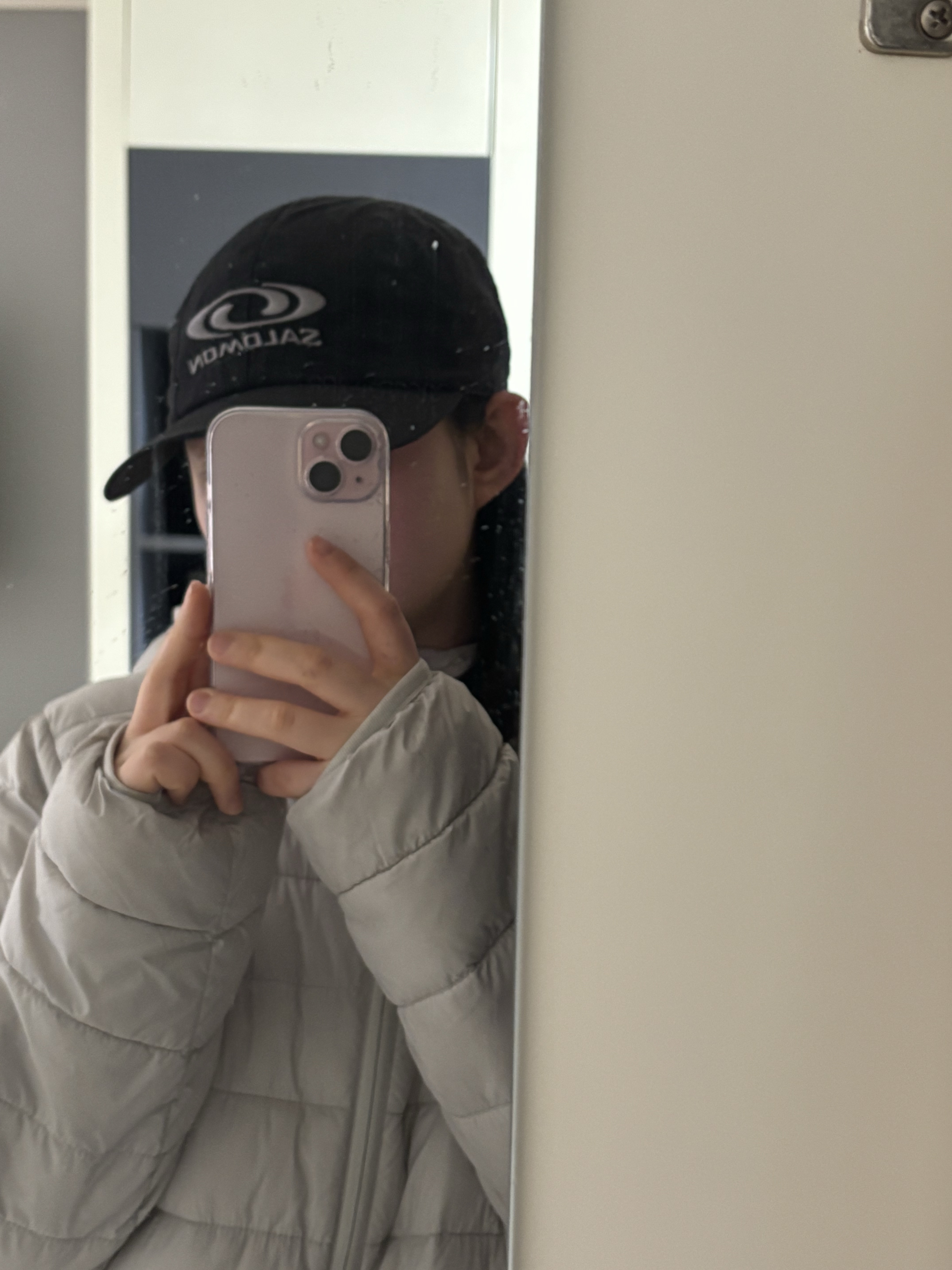 Salomon Primary Ripstop Camp Cap Grey Blue, Adidas Adicolor Classics 3-Stripes Long Sleeve T-Shirt White - KR Sizing 착용 스타일 - 2