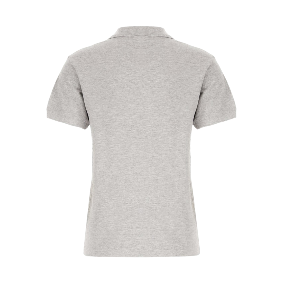(W) 메종 키츠네 피케 폴로 티셔츠 라이트 그레이 멜란지((W) Maison Kitsune Pique Polo T-Shirt Light Grey Melange) - 2