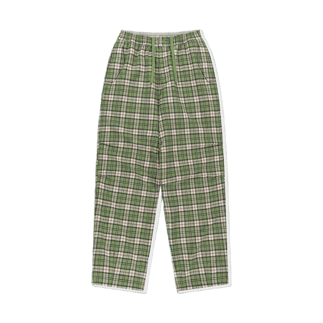 [트리플적립] 썬러브 라이트 스윙 팬츠 그린 플레이드