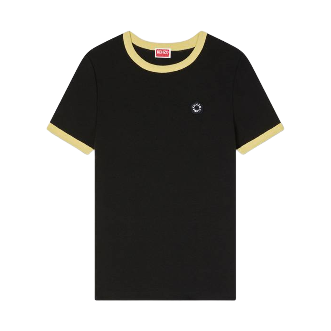 FG52TS2174SJ-99J (W) Kenzo Boke Flower 2.0 Cotton Embroidered T-Shirt Black