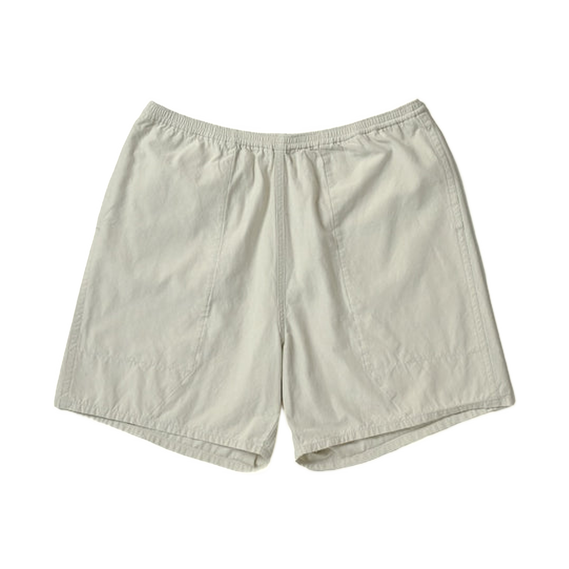 아프레쎄 코튼 실크 백 개버딘 보드 쇼츠 에크루 - 26SS(A.Presse Cotton Silk Back Gabardine Board Shorts Ecru - 26SS) - 1