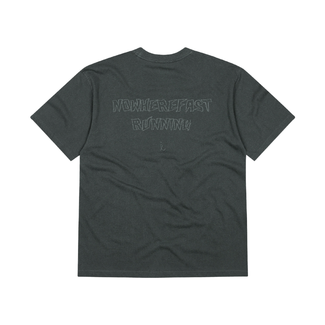 레인레임 와이런 패스트 러닝 반팔 티셔츠 챠콜(lainlame Whyrunfast Short T-Shirts Charcoal)