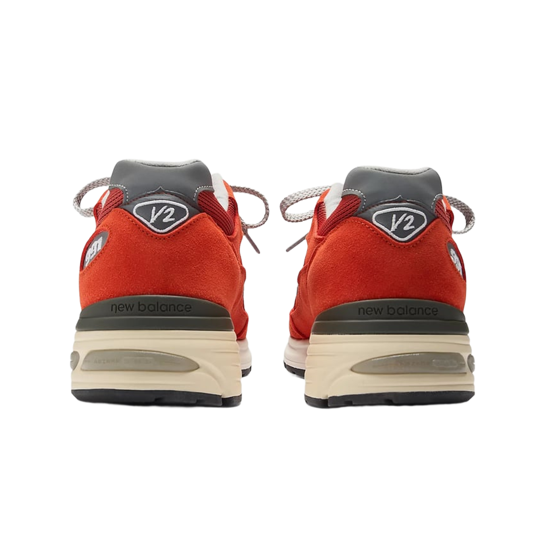 뉴발란스 991v2 메이드 인 UK 그르나딘 파이어 월(New Balance 991v2 Made in UK Grenadine Fire Whirl) - 3