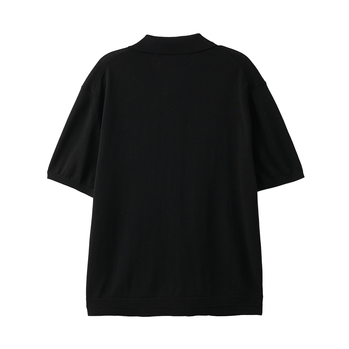 세터 칼라 하프 니트 가디건 블랙(SATUR Collar Half Knit Cardigan Black) - 2