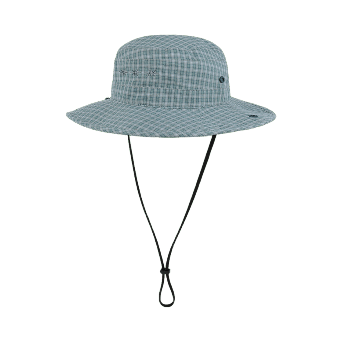 [더블적립] 썬러브투어 체크 파이오니어 버킷 햇 블루([더블적립] sunlovetour Check Pioneer Bucket Hat Blue)