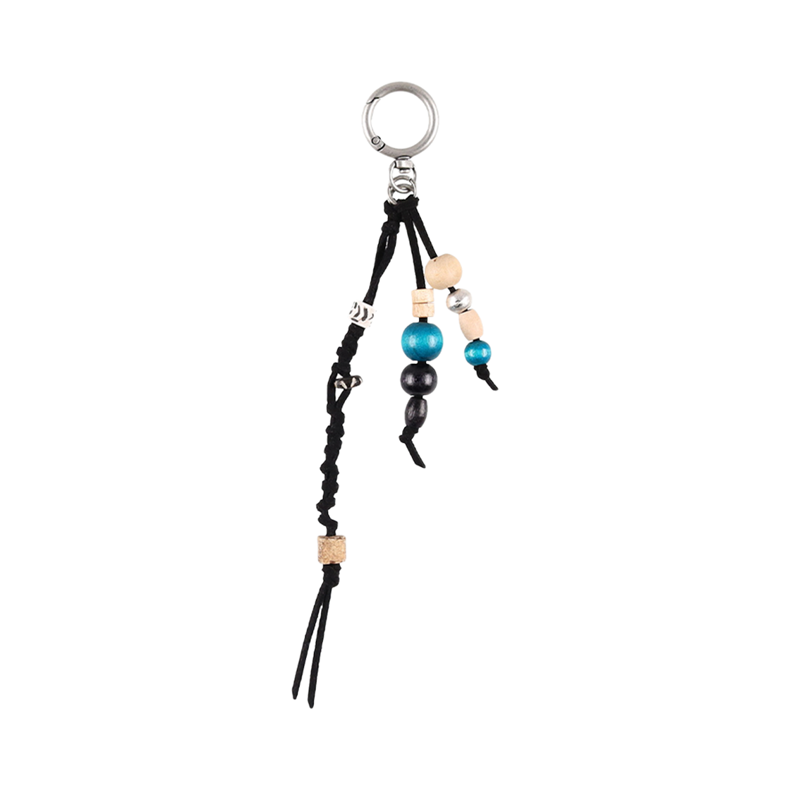 191260136 Full of Ssun Wood Charm Keyring Blue
