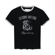 Thevinylhouse Nobody Work Ringer Tee Black