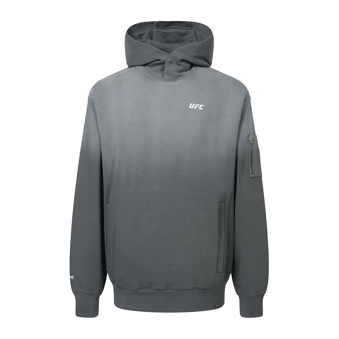 유에프씨 스포츠 다잉 릴렉스핏 후드티 챠콜 U2HDX1307CH(UFC SPORT Dyeing Relaxed Fit Hoodie Charcoal) - 3