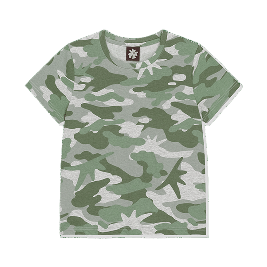 [트리플적립] 썬러브 우먼스 카모 티 올리브