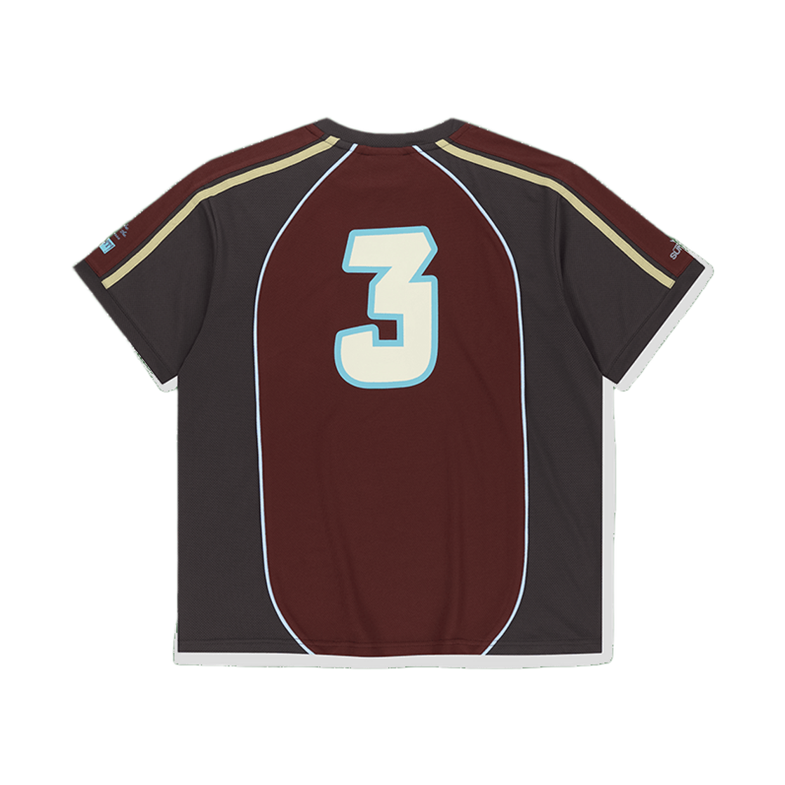 [트리플적립] 썬러브 트랙 저지 티 버건디([트리플적립] SUNLOVE Track Jersey Tee Burgundy) - 2