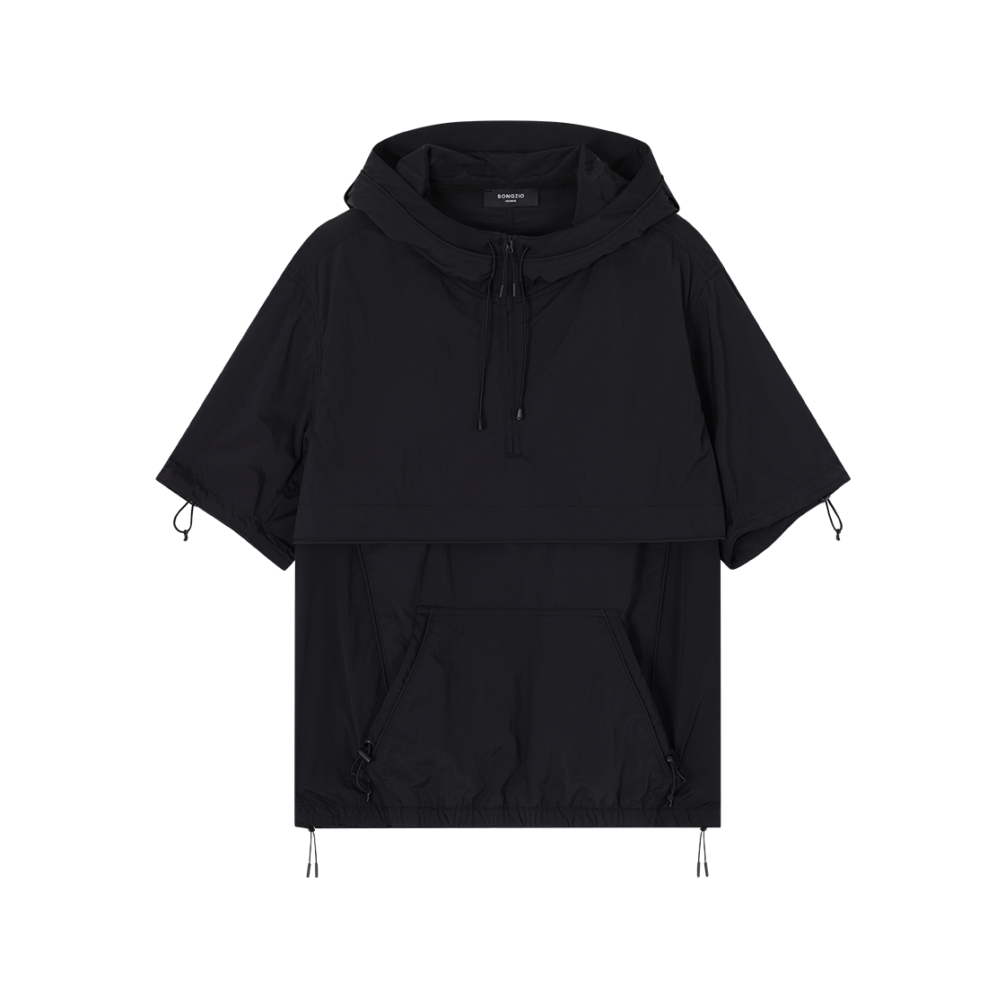 송지오 옴므 페이즈 1.0 아노락 하프 점퍼 블랙(SONGZIO HOMME Phase 1.0 Anorak Half Jumper Black) - 1