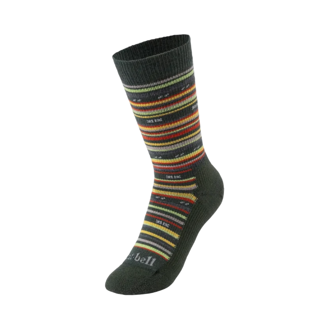 1118425 (W) Montbell Merino Wool Walking Socks Dark Green